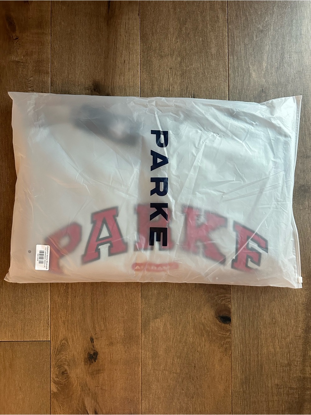 Parke x '47 Alabama Mockneck Grey Crimson Size L/XL NEW - Picture 4 of 7